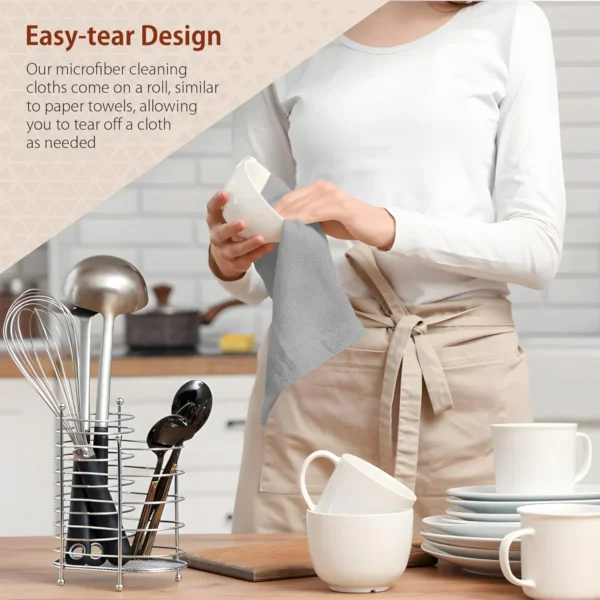 Microfiber Cleaning Cloth Roll – For the Girl Who Loves a Fresh Space! - Image 5