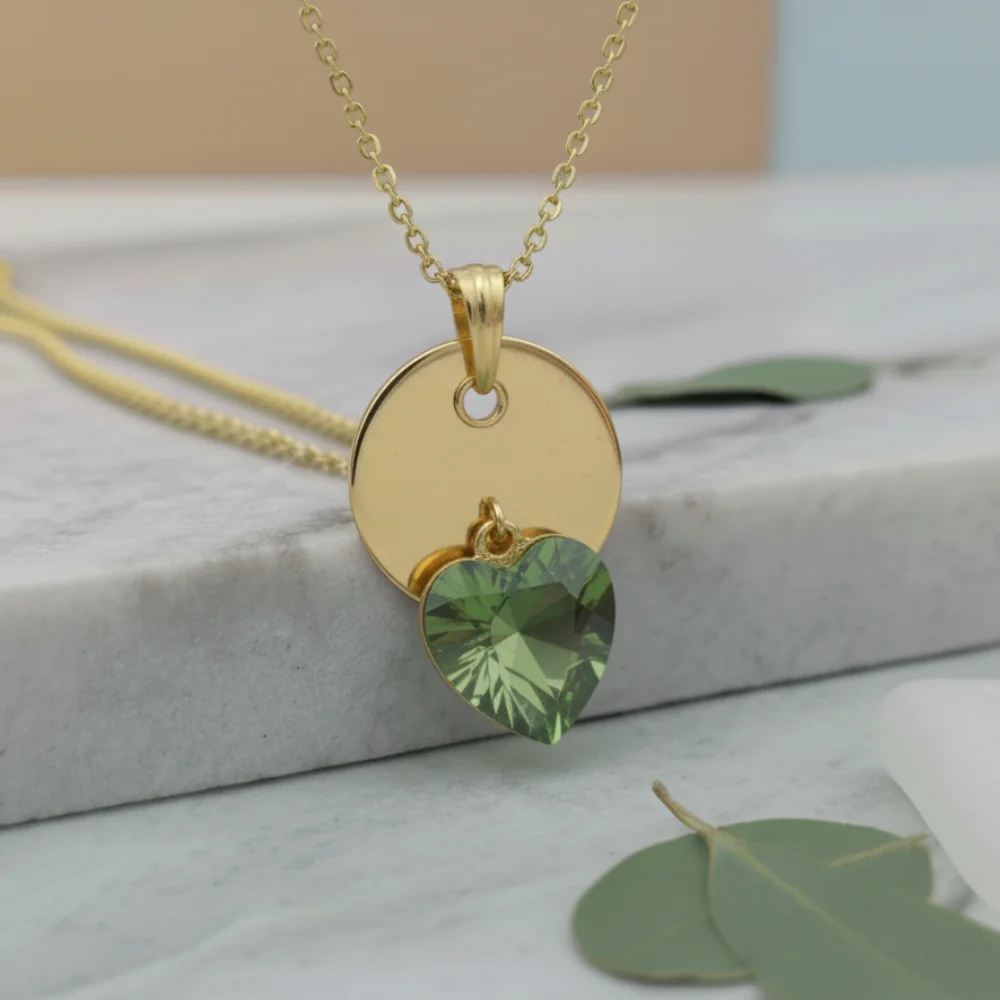 Multi-Color Secret Initial Necklace with Custom Letter(A-Z)